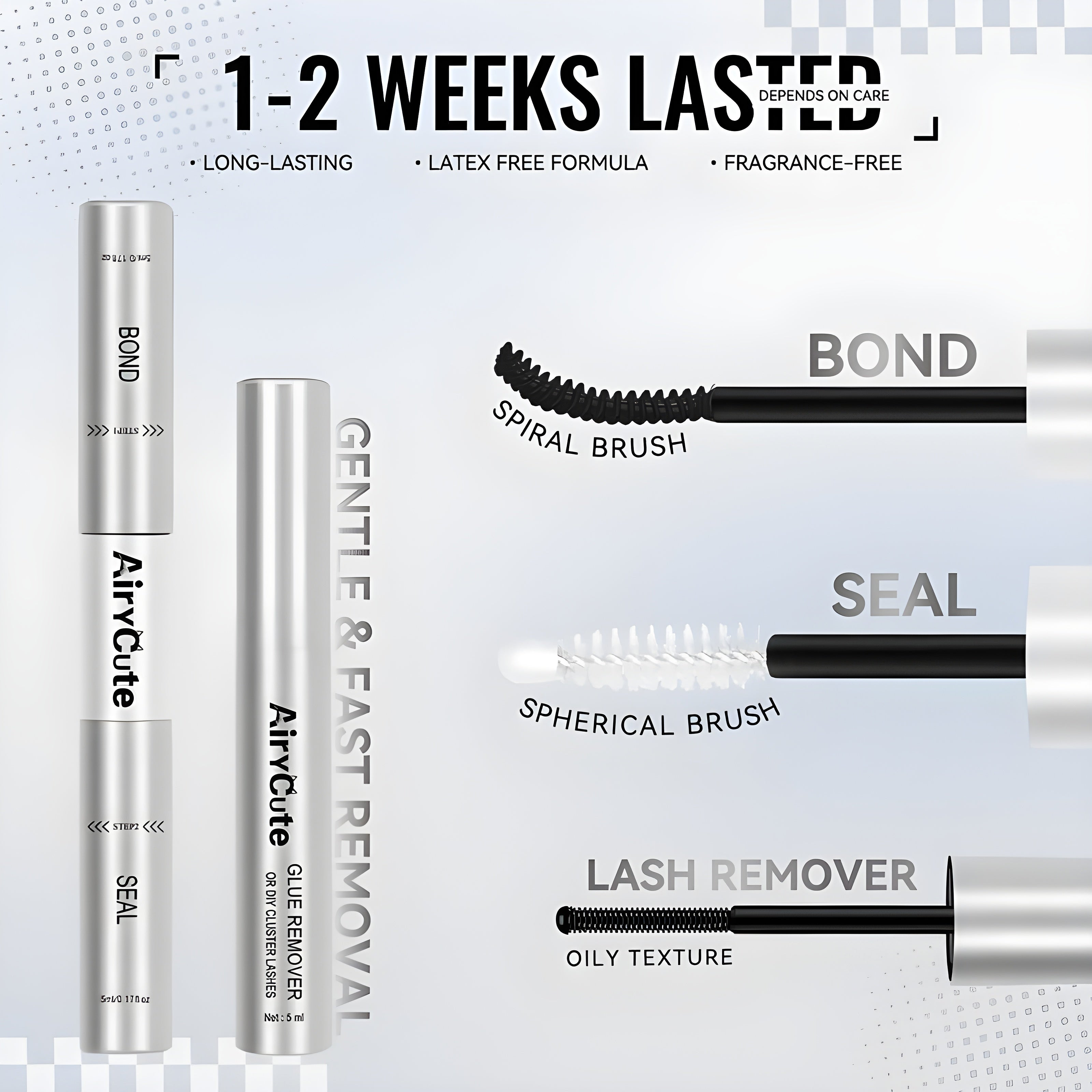 Flaunt & Short Flaunt | AiryCute Upgrade U Lashes with Ultra-Dense, Waterproof, Long-Lasting Lashes